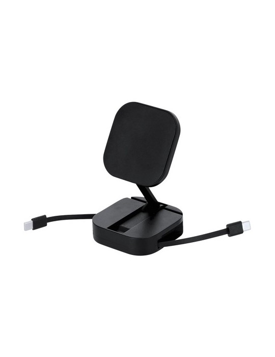Câble de Charge Support Witan Matières : ABS recyclé Couleurs : noir personnalisable avec votre logo