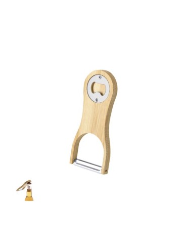 Éplucheur Ouvre Bouteille Kuibak Matières : bambou Couleurs : naturel