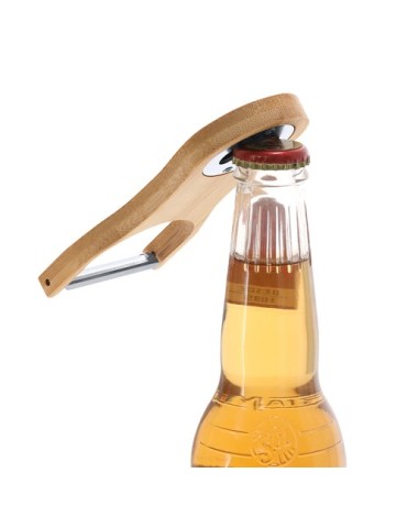 Éplucheur Ouvre Bouteille Kuibak Matières : bambou Couleurs : naturel impression haute définition
