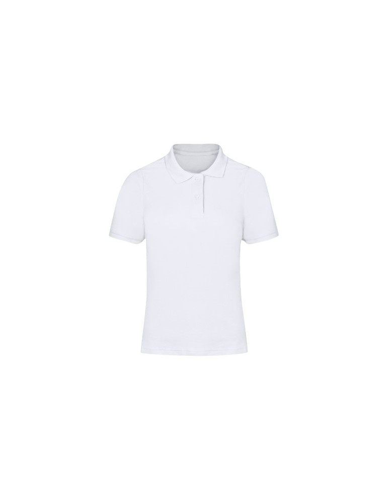 Polo Femme Blanc Charles Matières : coton Taille textile : XL Couleurs : blanc