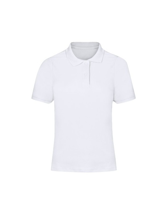 Polo Femme Blanc Charles Matières : coton Taille textile : XL Couleurs : blanc
