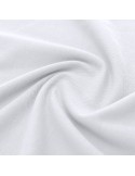 Polo Femme Blanc Charles Matières : coton Taille textile : L Couleurs : blanc marquage laser ultra précis