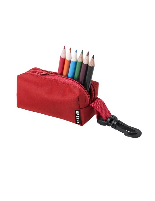 Trousse Krolan Matières : PET recyclé Couleurs : vert objet promo petit budget