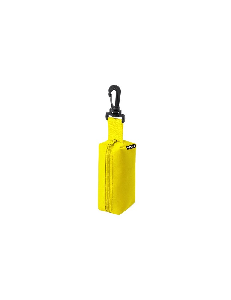 Trousse Krolan Matières : PET recyclé Couleurs : jaune personnalisable avec votre logo