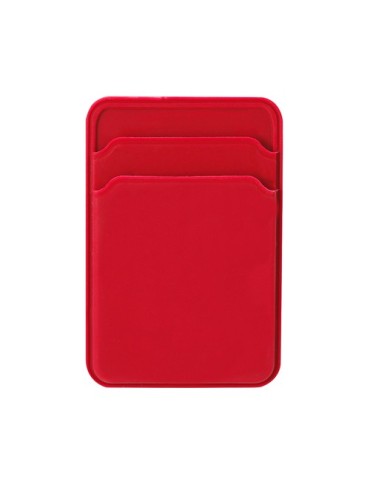 Porte-Cartes Ristol Matières : silicone Couleurs : rouge impression haute définition