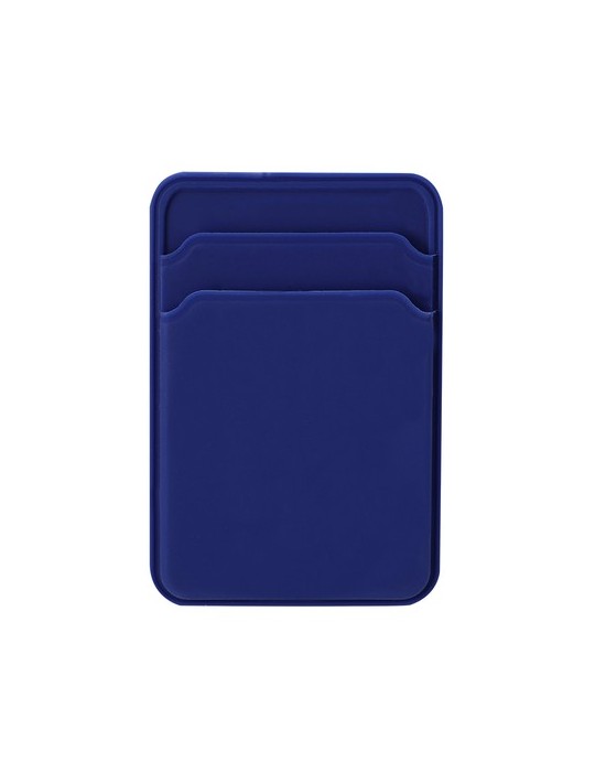 Porte-Cartes Ristol Matières : silicone Couleurs : bleu marine personnalisable avec votre logo