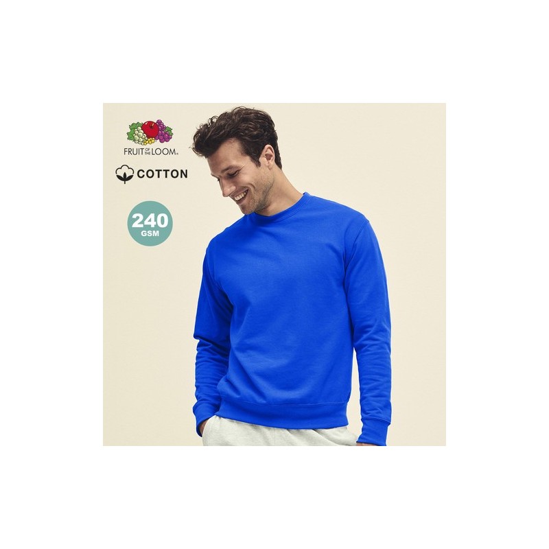 Sweat-Shirt Lightweight Personnalisé et Confortable Adulte Set-In S Matières : coton Taille textile : L Couleurs : rouge cadeau 
