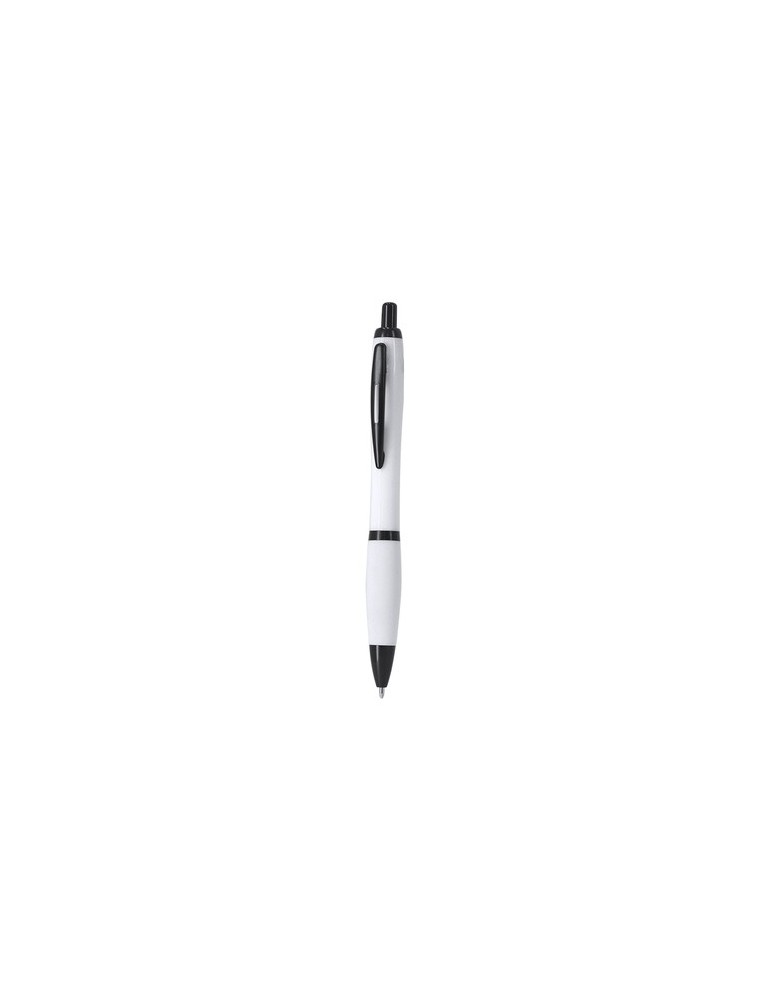 Stylo Maldy Matières : ABS recyclé Couleurs : blanc personnalisable avec votre logo