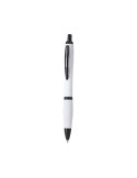 Stylo Maldy Matières : ABS recyclé Couleurs : blanc personnalisable avec votre logo