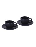 Set Tasses Freyat Matières : céramique Couleurs : bleu marine