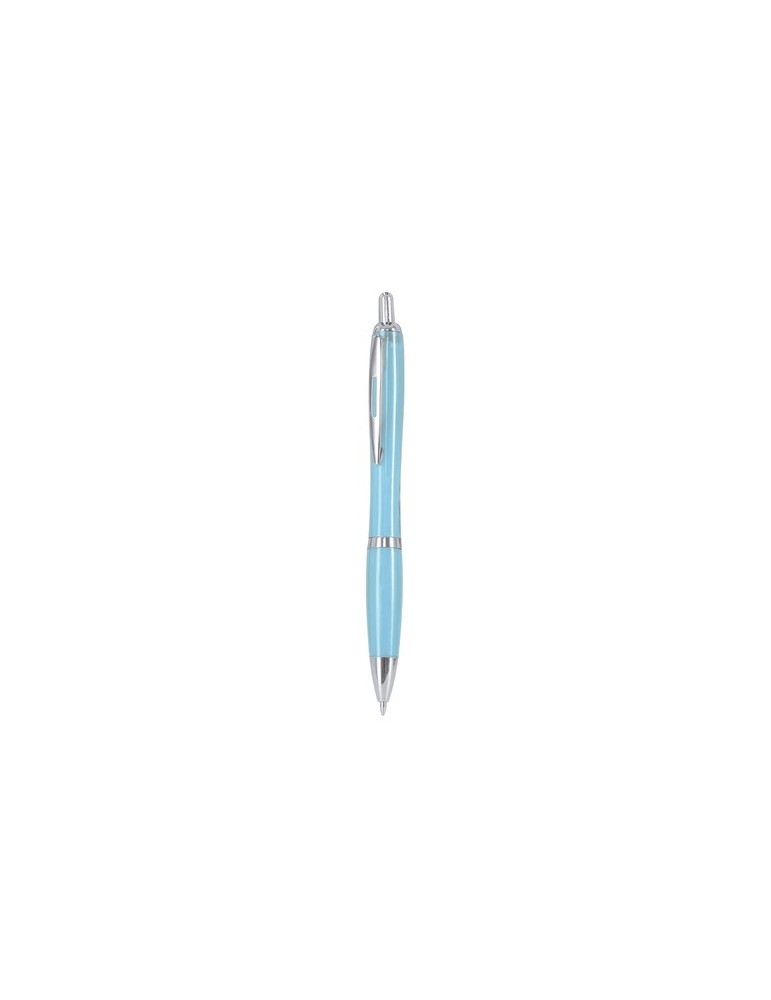 Stylo Lathem Matières : PET recyclé Couleurs : bleu clair personnalisable avec votre logo