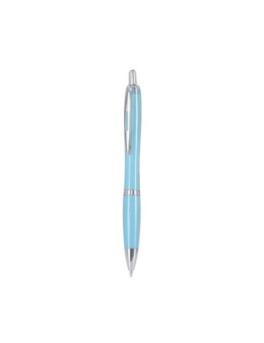 Stylo Lathem Matières : PET recyclé Couleurs : bleu clair personnalisable avec votre logo