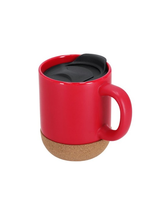 Tasse Shivak Matières : liège Couleurs : rouge