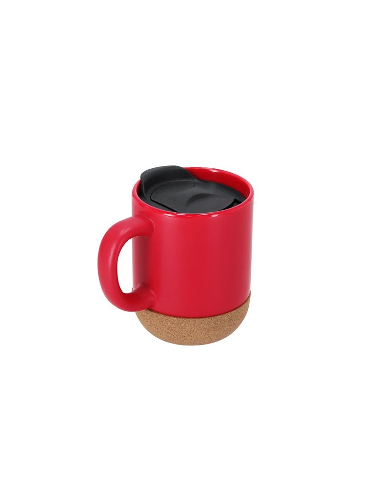Tasse Shivak Matières : liège Couleurs : rouge personnalisation rapide en France