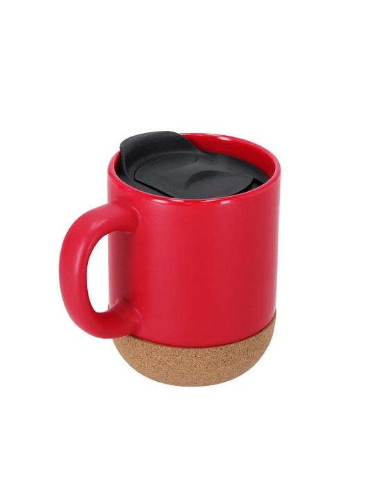 Tasse Shivak Matières : liège Couleurs : rouge personnalisation rapide en France