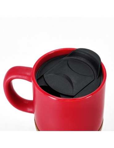 Tasse Shivak Matières : liège Couleurs : rouge cadeau affaires élégant