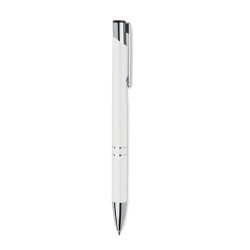 Stylo à bille  en aluminium recyclé personnalisable - BERN RA Matières : aluminium recyclé  Couleurs : blanc personnalisable ave