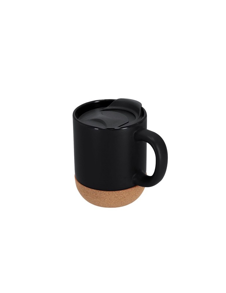 Tasse Shivak Matières : liège Couleurs : noir personnalisable avec votre logo