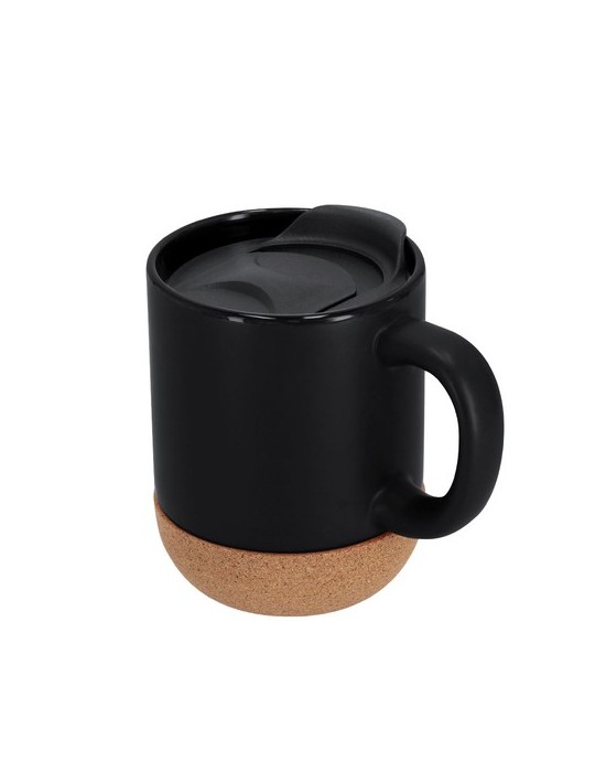 Tasse Shivak Matières : liège Couleurs : noir personnalisable avec votre logo