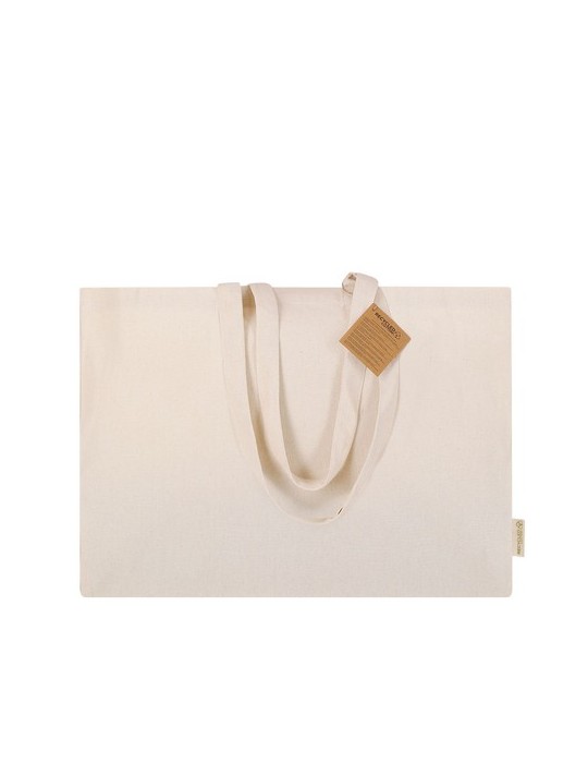 Sac Tremul Matières : coton recyclé Couleurs : naturel marquage couleur éclatante