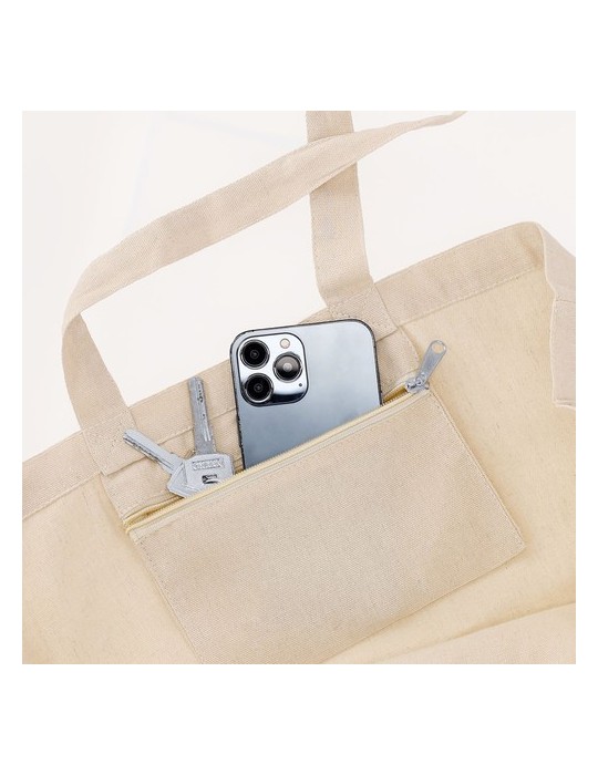 Sac Tremul Matières : coton recyclé Couleurs : naturel cadeau entreprise pas cher