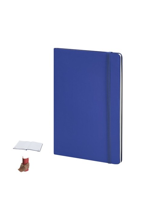 Bloc Notes Trekon Couleurs : bleu Matières : PU recyclé personnalisation rapide en France