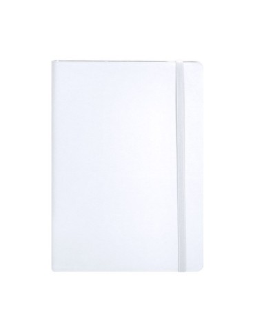 Bloc Notes Trekon Couleurs : blanc Matières : PU recyclé cadeau entreprise pas cher