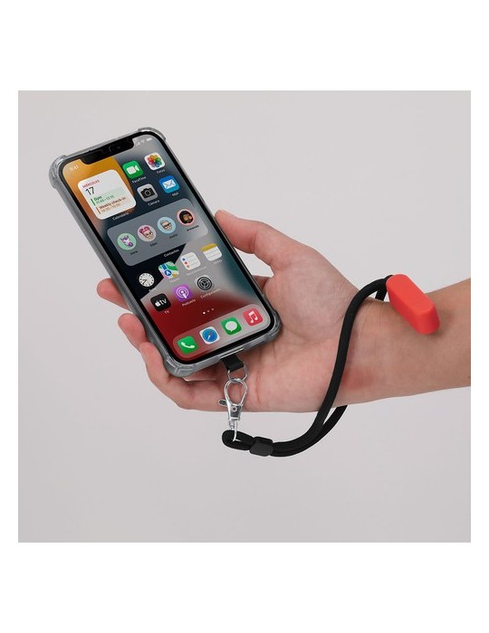 Bracelet Support Nelopy Matières : polyester Couleurs : noir cadeau entreprise pas cher