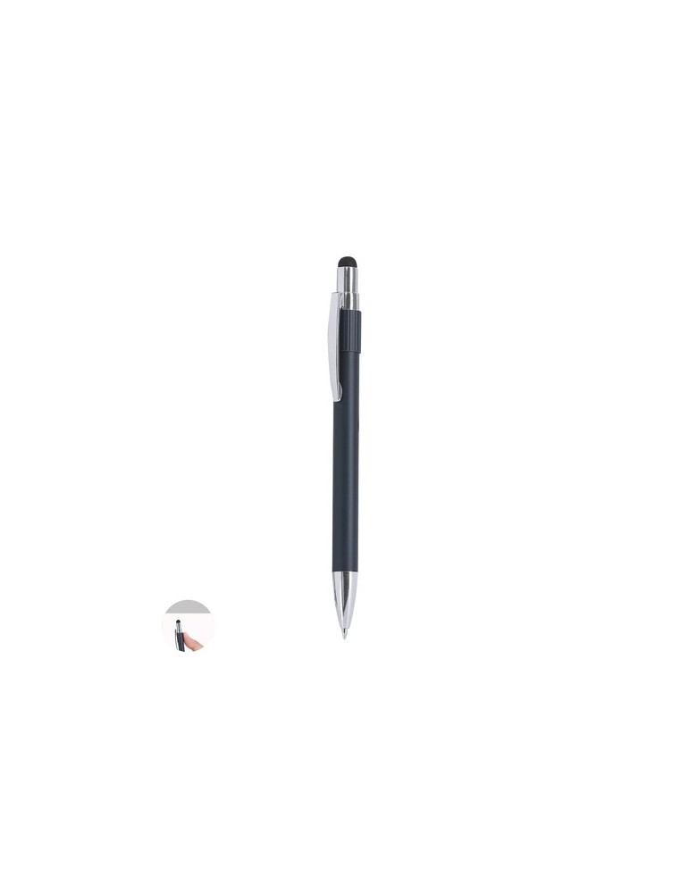 Stylet Bille Turet Matières : aluminium recyclé  Couleurs : bleu marine goodies publicitaire événementiel