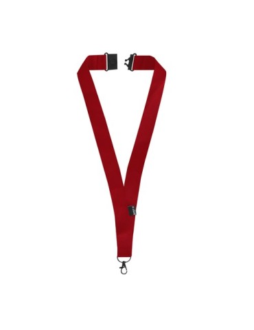 Lanyard Dycoun Couleurs : bleu marine Matières : polyester recyclé marquage couleur éclatante