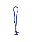 Câble de Charge Support Elnora Matières : PET recyclé Couleurs : bleu impression haute définition