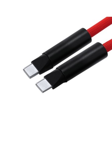 Câble de Charge Support Elnora Matières : PET recyclé Couleurs : noir personnalisable avec votre logo