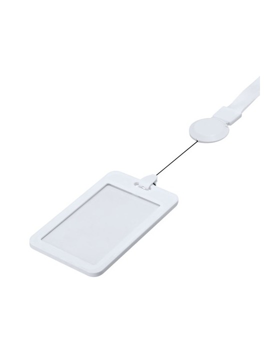 Lanyard Porte-Badge Berbom Matières : polyester Couleurs : blanc goodies publicitaire événementiel