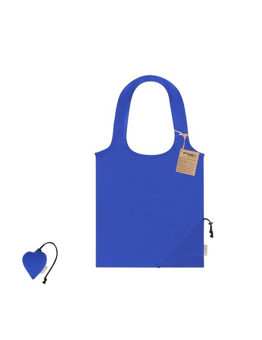 Sac Pliable Lecton Matières : coton recyclé Couleurs : bleu personnalisation rapide en France