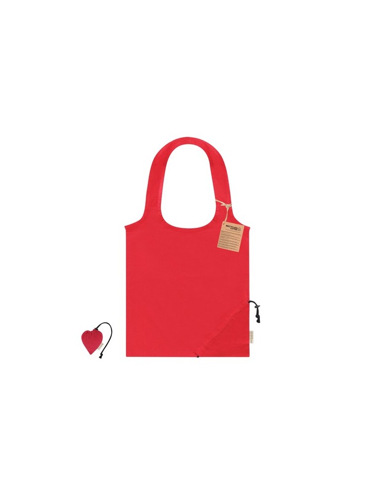 Sac Pliable Lecton Matières : coton recyclé Couleurs : rouge goodies publicitaire événementiel
