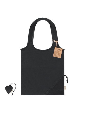 Sac Pliable Lecton Matières : coton recyclé Couleurs : noir cadeau entreprise pas cher