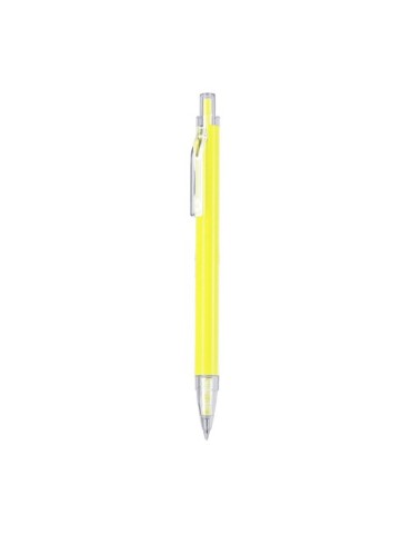Stylo Stasian Matières : aluminium recyclé  Couleurs : jaune marquage laser ultra précis