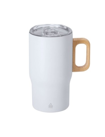 Tasse Thermique Zaran Matières : bois Couleurs : blanc