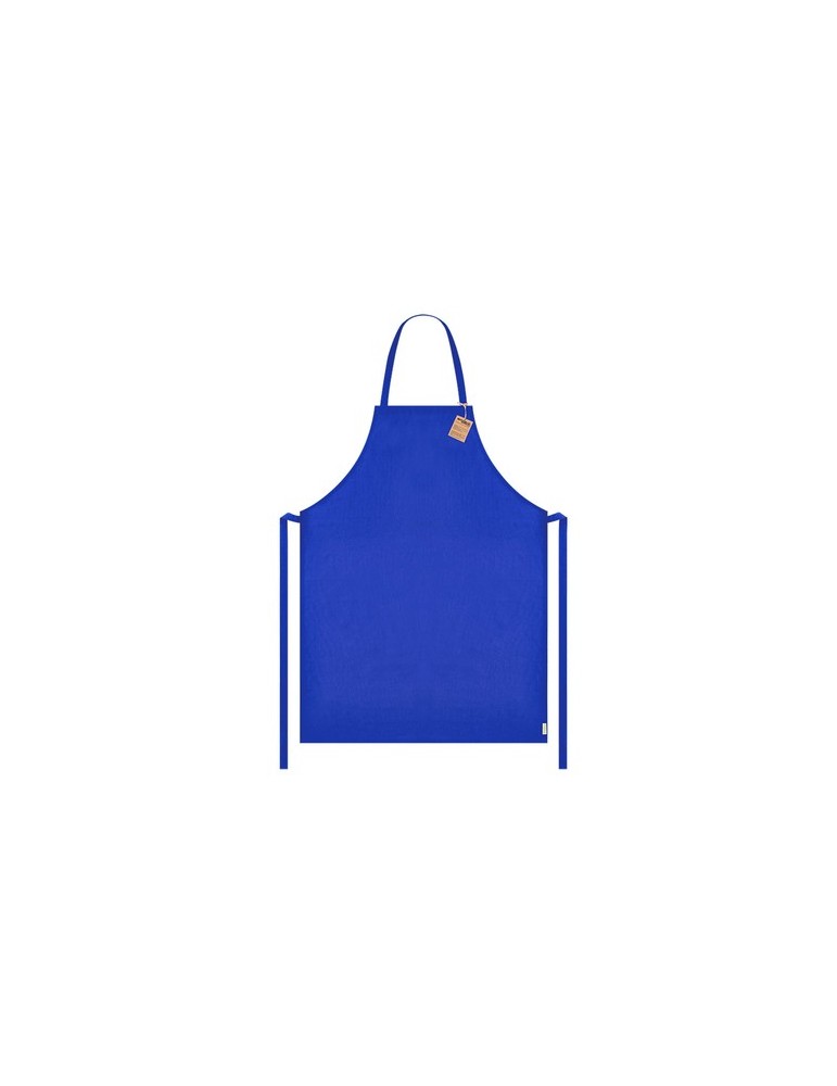 Tablier Guandak Matières : coton recyclé Couleurs : bleu personnalisable avec votre logo