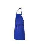 Tablier Guandak Matières : coton recyclé Couleurs : bleu impression logo haute qualité