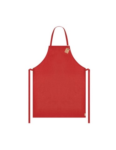 Tablier Guandak Matières : coton recyclé Couleurs : rouge impression haute définition