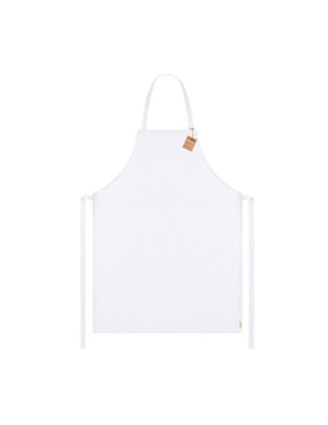 Tablier Guandak Matières : coton recyclé Couleurs : blanc cadeau entreprise pas cher