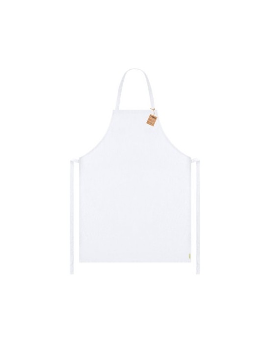Tablier Guandak Matières : coton recyclé Couleurs : blanc cadeau entreprise pas cher