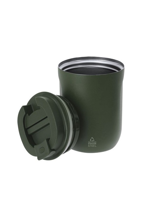 Verre Thermique Funcol Couleurs : noir Matières : acier inoxydable recyclé goodies publicitaire durable