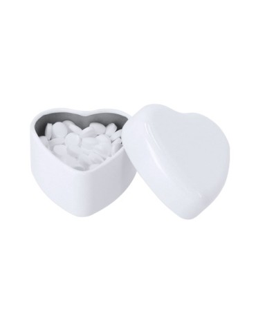 Distributeur de Bonbons Toruco Matières : métal Couleurs : blanc objet promotionnel éco-responsable