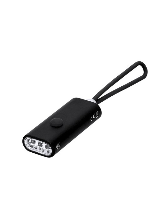 Lampe Terbon Matières : aluminium recyclé  Couleurs : noir goodies publicitaire événementiel
