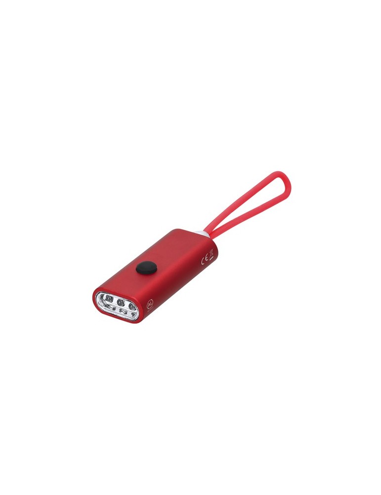 Lampe Terbon Matières : aluminium recyclé  Couleurs : rouge cadeau entreprise pas cher