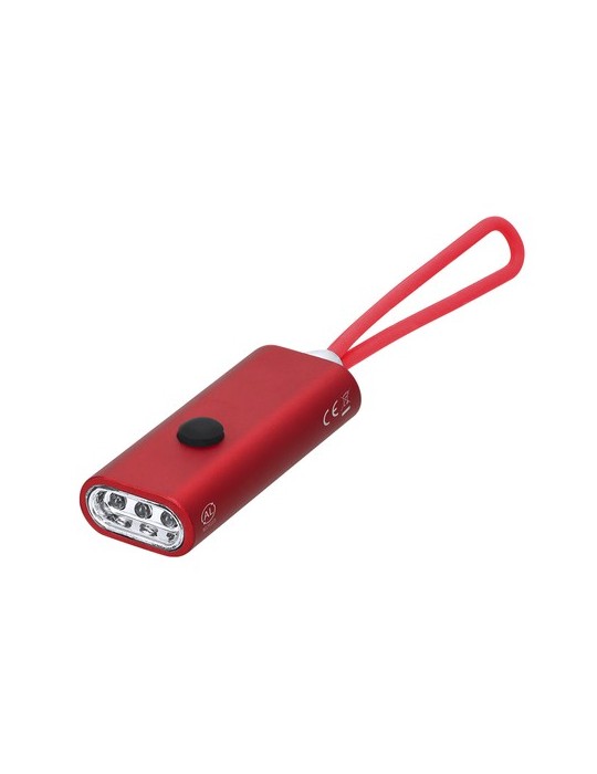 Lampe Terbon Matières : aluminium recyclé  Couleurs : rouge cadeau entreprise pas cher