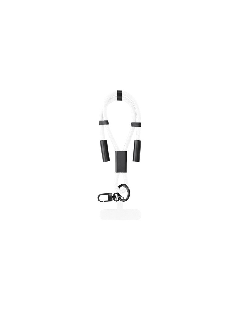 Câble de Charge Support Euclab Matières : PET recyclé Couleurs : blanc goodies publicitaire événementiel
