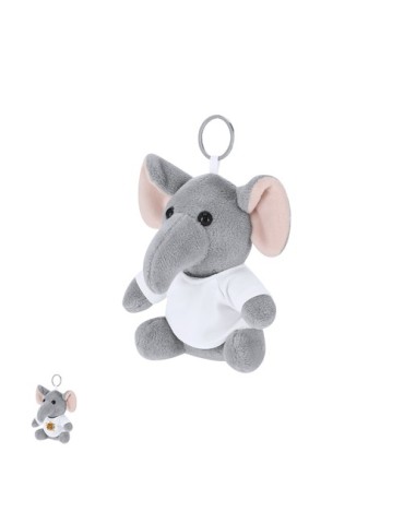 Porte-Clés Peluche Gunnin Matières : polyester Couleurs : blanc